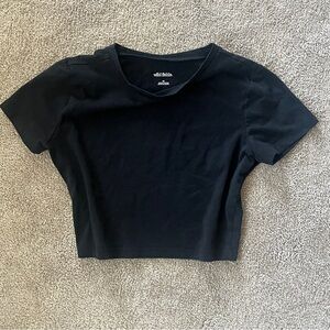 Wild Fable Black Crop Top